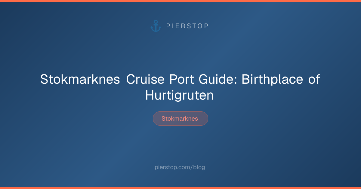 Stokmarknes Cruise Port Guide: Birthplace of Hurtigruten | Pierstop
